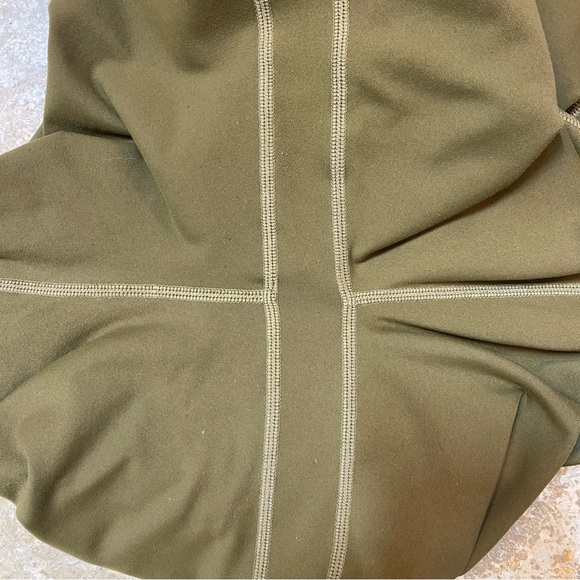 FBF Body Leggings 2X Plus Size High Waisted Olive Green Curvy Friendly - Picture 10 of 10